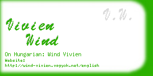 vivien wind business card